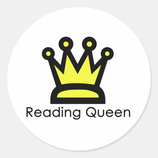 Rond Lecture Sticker Queen (Devant)