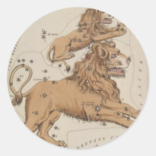 Rond Leo Sticker