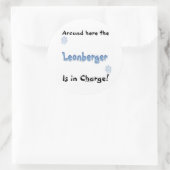 Rond Leonberger Charge - Sticker (Sac)