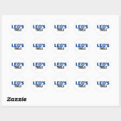 Rond Leo's Tools Classic Round Sticker (Feuille)