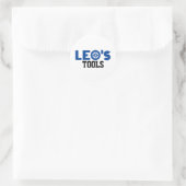Rond Leo's Tools Classic Round Sticker (Sac)