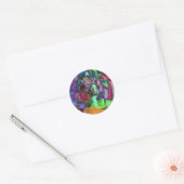 Rond Les Charmeuses : Sticker Portrait Marie-Caroline (Enveloppe)