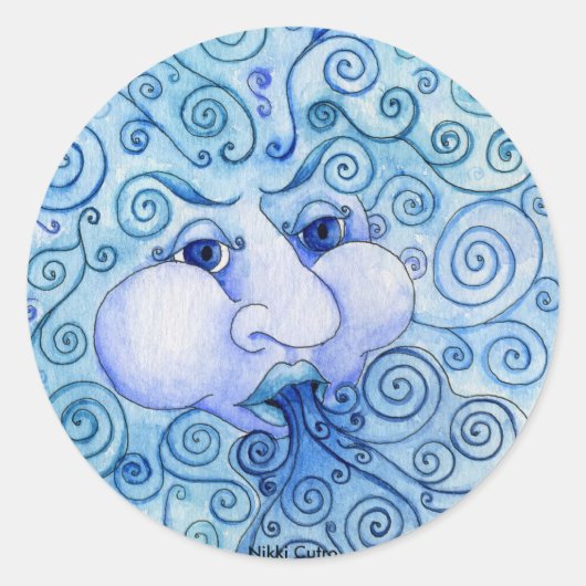 Rond Les éléments - Sticker à air (Devant)