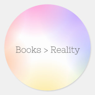 Rond Les livres sont plus grands que le Sticker de la r