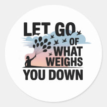 Let Go – Mental Health Sticker
