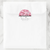 Rond LETTRE MONOGRAPHIQUE A Sticker Roses Roses Roses R (Sac)
