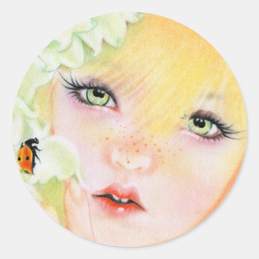 Rond Leybug fairy sticker (Devant)