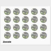 Rond LGC | Panda Peek A Boo Sticker (Feuille)