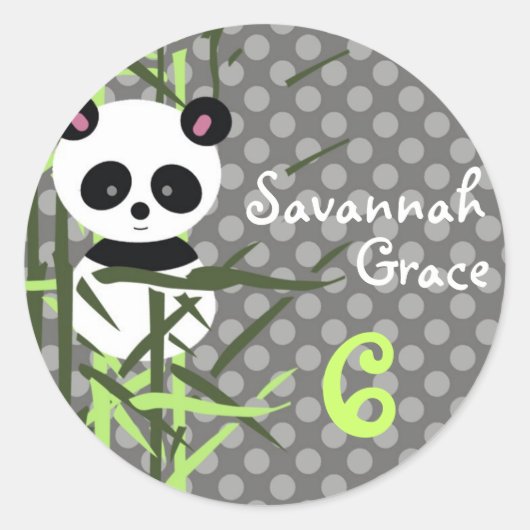 Rond LGC | Panda Peek A Boo Sticker (Devant)