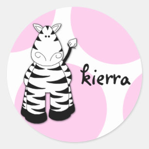 Rond LGC Pinkie le Sticker Zebra