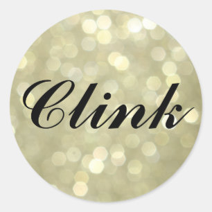 Rond Lien sur Sticker Bubbles Champagne