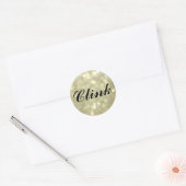 Rond Lien sur Sticker Bubbles Champagne (Enveloppe)