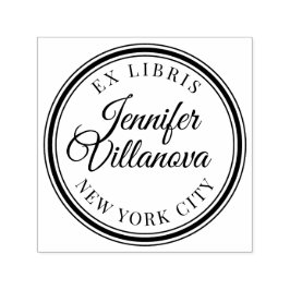 Rond Lijst Ex Libris Library Naam Stempel