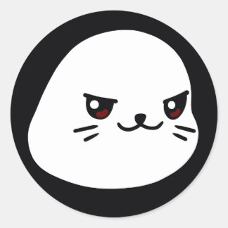 Rond Lil Sappys CUTE MAIS DANGEREUX Sticker (BB)