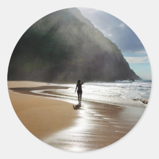 Rond L'île dans le Sticker Soleil