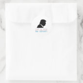 Rond Live Pour Lire Son Sticker De Nécrologie (Sac)