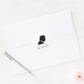 Rond Live Pour Lire Son Sticker De Nécrologie (Enveloppe)