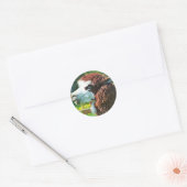 Rond Llama - Sticker (Enveloppe)
