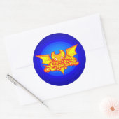 Rond logo atombat v2 Sticker (Enveloppe)