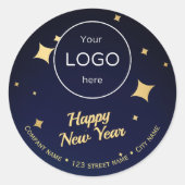 Rond Logo de l'entreprise NYE Sticker (Devant)