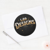 Rond Logo L69 DESIGNS Sticker (Enveloppe)