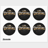 Rond Logo L69 DESIGNS Sticker (Feuille)