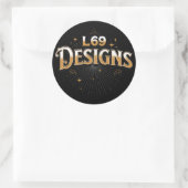 Rond Logo L69 DESIGNS Sticker (Sac)