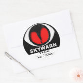 Rond logo skywarn, Sticker (Enveloppe)