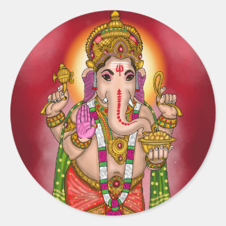 Rond Lord Ganesha Sticker