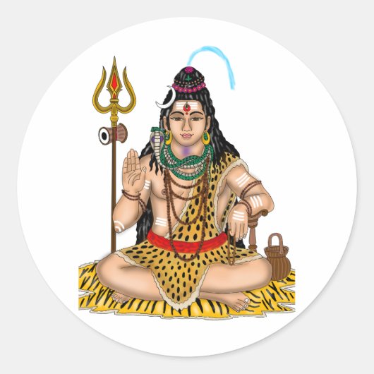 Rond Lord Shiva Sticker (Devant)