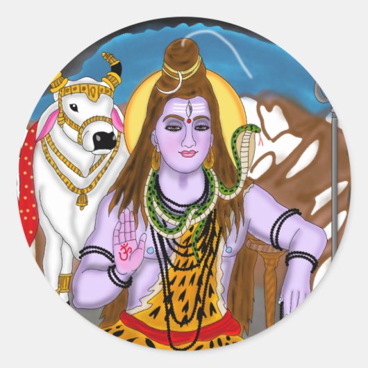 Rond Lord Shiva Sticker (Devant)