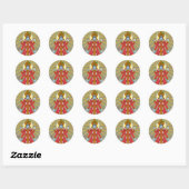 Rond Lord Vishnu Sticker (Feuille)