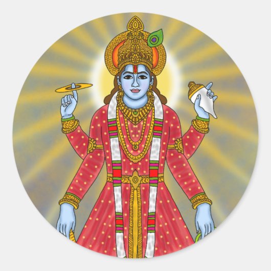 Rond Lord Vishnu Sticker (Devant)