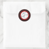 Rond Lotti Dotti - Sticker Initials (Rouge) (Sac)