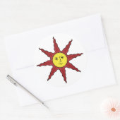 Rond Louez le sticker solaire (Enveloppe)