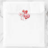 Rond Love Be Mine - Sticker Valentine (Sac)