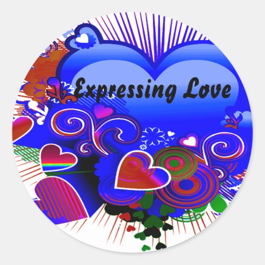 Rond Love Express s_ Sticker (Devant)