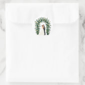 Rond Love in Bloom Mariage Sticker (Sac)