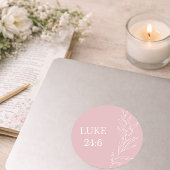 Rond Luke 24:6 Easter – He Is Risen Christian Sticker