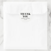 Rond M. et Mme Modern Bold Mariage Sticker (Sac)