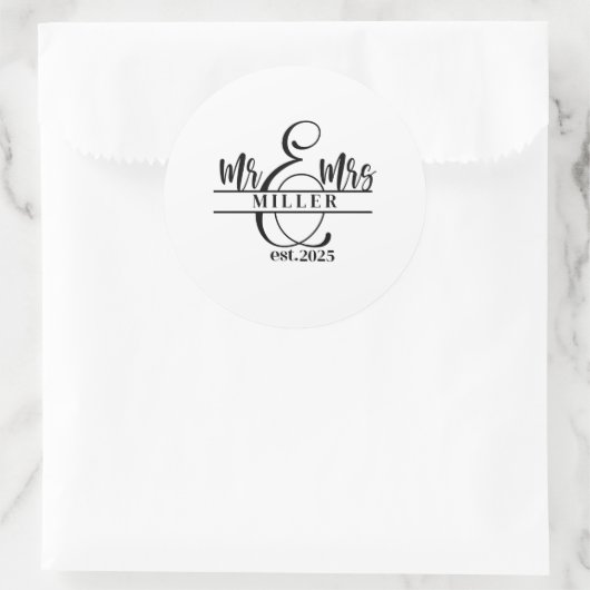 Rond M. & Mme Sticker (Sac)