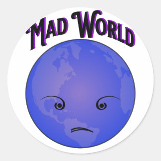 Rond Mad - Monde - Sticker