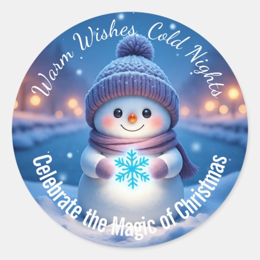Rond Magic of Christmas sticker (Devant)