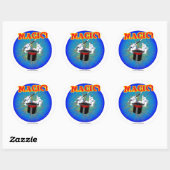 Rond Magie - Grand Sticker (Feuille)