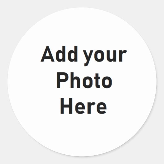 Rond Make your own Customized Sticker (Devant)