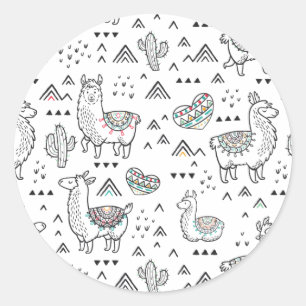 Rond Maman Sticker de lama