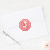 Rond Maman vient de dire Valentine Sticker (Enveloppe)