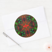 Rond Mandala 1 fractal - Sticker (Enveloppe)