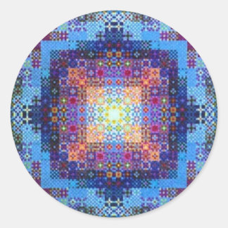 Rond Mandala, Sticker de la joie et du bonheur