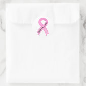 Rond Marche pour un Sticker à ruban rose pur (Sac)